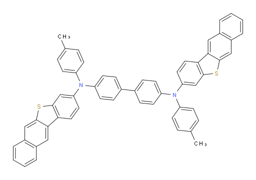 N4,N4'-bis(benzo[b]naphtho[2,3-d]thiophen-3-yl)-N4,N4'-di-p-tolyl-[1,1'-biphenyl]-4,4'-diamine
