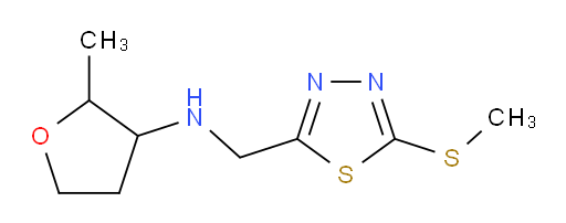 2-methyl-N-((5-(methylthio)-1,3,4-thiadiazol-2-yl)methyl)tetrahydrofuran-3-amine