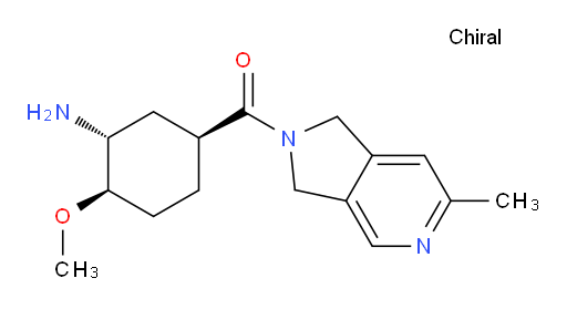 ((1S,3R,4R)-3-amino-4-methoxycyclohexyl)(6-methyl-1H-pyrrolo[3,4-c]pyridin-2(3H)-yl)methanone