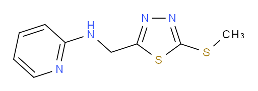 N-((5-(methylthio)-1,3,4-thiadiazol-2-yl)methyl)pyridin-2-amine