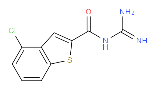N-carbamimidoyl-4-chlorobenzo[b]thiophene-2-carboxamide