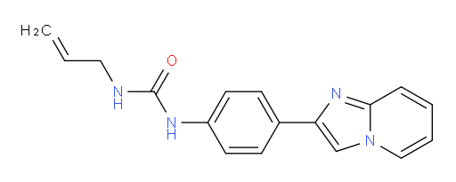 1-allyl-3-(4-(imidazo[1,2-a]pyridin-2-yl)phenyl)urea
