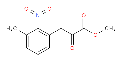 methyl 3-(3-methyl-2-nitrophenyl)-2-oxopropanoate
