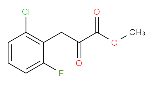 methyl 3-(2-chloro-6-fluorophenyl)-2-oxopropanoate