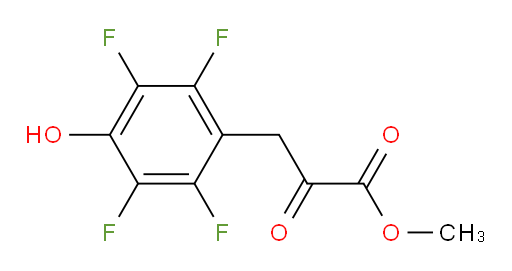 methyl 2-oxo-3-(2,3,5,6-tetrafluoro-4-hydroxyphenyl)propanoate