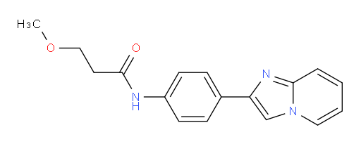 N-(4-(imidazo[1,2-a]pyridin-2-yl)phenyl)-3-methoxypropanamide