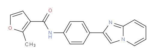 N-(4-(imidazo[1,2-a]pyridin-2-yl)phenyl)-2-methylfuran-3-carboxamide