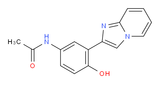 N-(4-hydroxy-3-(imidazo[1,2-a]pyridin-2-yl)phenyl)acetamide