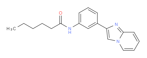 N-(3-(imidazo[1,2-a]pyridin-2-yl)phenyl)hexanamide