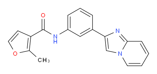 N-(3-(imidazo[1,2-a]pyridin-2-yl)phenyl)-2-methylfuran-3-carboxamide