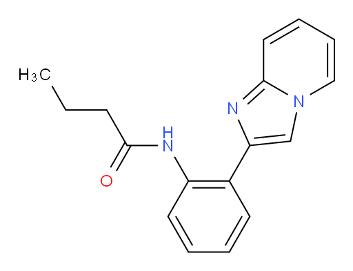 N-(2-(imidazo[1,2-a]pyridin-2-yl)phenyl)butyramide