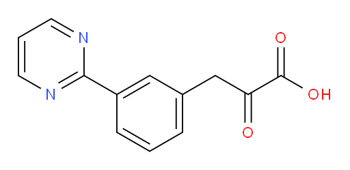 2-oxo-3-(3-(pyrimidin-2-yl)phenyl)propanoic acid