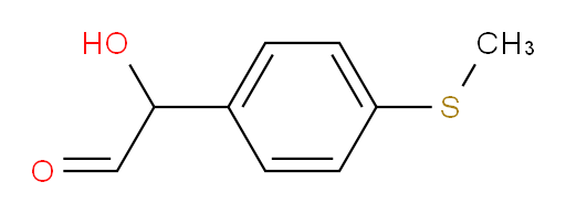2-hydroxy-2-(4-(methylthio)phenyl)acetaldehyde