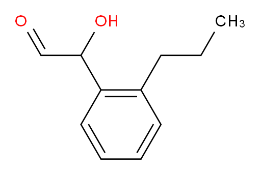 2-hydroxy-2-(2-propylphenyl)acetaldehyde