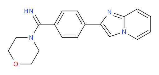 (4-(imidazo[1,2-a]pyridin-2-yl)phenyl)(morpholino)methanimine