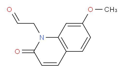 2-(7-methoxy-2-oxoquinolin-1(2H)-yl)acetaldehyde