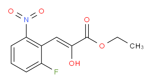 (Z)-ethyl 3-(2-fluoro-6-nitrophenyl)-2-hydroxyacrylate