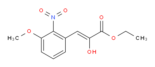 (Z)-ethyl 2-hydroxy-3-(3-methoxy-2-nitrophenyl)acrylate