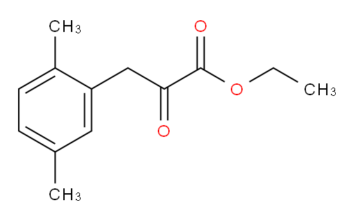 ethyl 3-(2,5-dimethylphenyl)-2-oxopropanoate