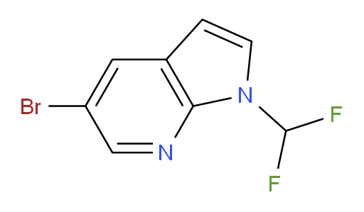 5-bromo-1-(difluoromethyl)-1H-pyrrolo[2,3-b]pyridine
