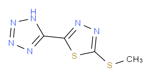 2-(methylthio)-5-(1H-tetrazol-5-yl)-1,3,4-thiadiazole