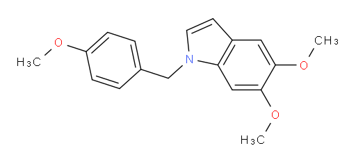 5,6-dimethoxy-1-(4-methoxybenzyl)-1H-indole