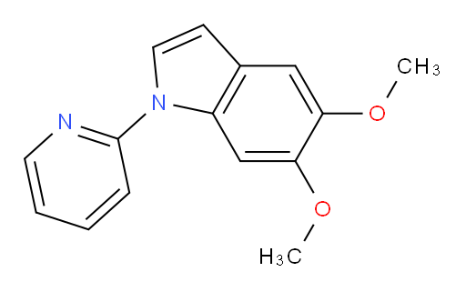 5,6-dimethoxy-1-(pyridin-2-yl)-1H-indole