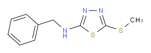 N-benzyl-5-(methylthio)-1,3,4-thiadiazol-2-amine