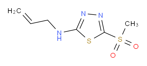 N-allyl-5-(methylsulfonyl)-1,3,4-thiadiazol-2-amine