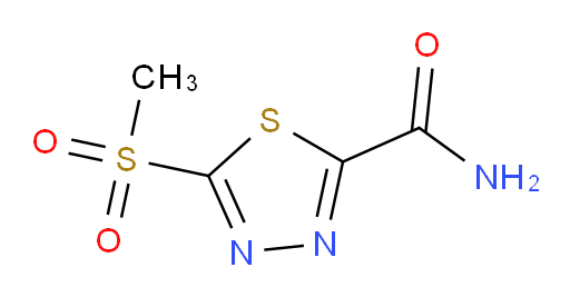 5-(methylsulfonyl)-1,3,4-thiadiazole-2-carboxamide