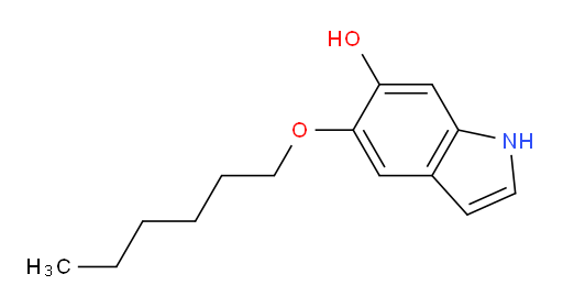 5-(hexyloxy)-1H-indol-6-ol