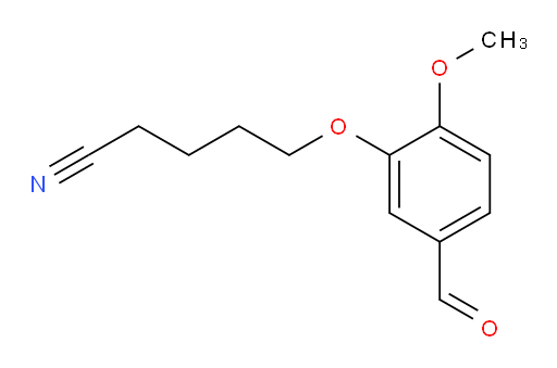 5-(5-formyl-2-methoxyphenoxy)pentanenitrile
