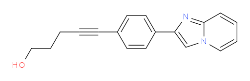 5-(4-(imidazo[1,2-a]pyridin-2-yl)phenyl)pent-4-yn-1-ol