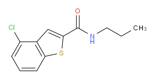 4-chloro-N-propylbenzo[b]thiophene-2-carboxamide