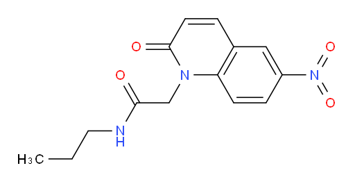 2-(6-nitro-2-oxoquinolin-1(2H)-yl)-N-propylacetamide