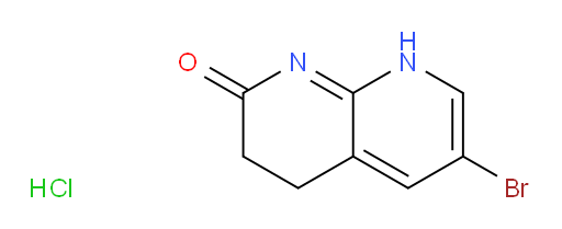 6-bromo-3,4-dihydro-1,8-naphthyridin-2(8H)-one hydrochloride