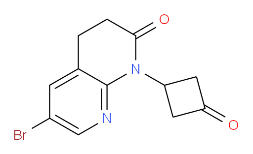 6-bromo-1-(3-oxocyclobutyl)-3,4-dihydro-1,8-naphthyridin-2(1H)-one