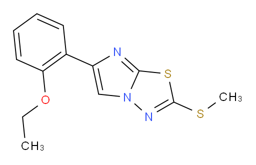6-(2-ethoxyphenyl)-2-(methylthio)imidazo[2,1-b][1,3,4]thiadiazole