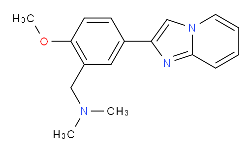 1-(5-(imidazo[1,2-a]pyridin-2-yl)-2-methoxyphenyl)-N,N-dimethylmethanamine