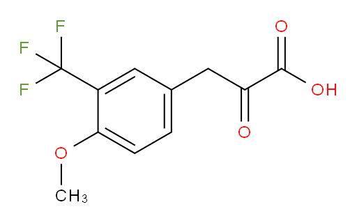 3-(4-methoxy-3-(trifluoromethyl)phenyl)-2-oxopropanoic acid