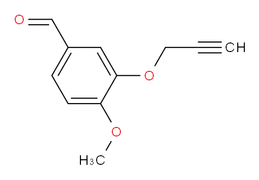 4-methoxy-3-(prop-2-yn-1-yloxy)benzaldehyde