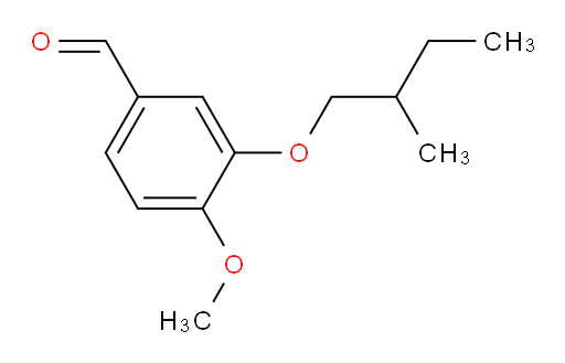 4-methoxy-3-(2-methylbutoxy)benzaldehyde