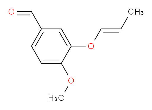 (E)-4-methoxy-3-(prop-1-en-1-yloxy)benzaldehyde