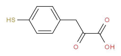 3-(4-mercaptophenyl)-2-oxopropanoic acid