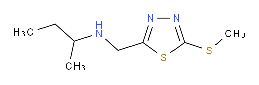 N-((5-(methylthio)-1,3,4-thiadiazol-2-yl)methyl)butan-2-amine
