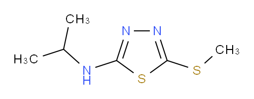 N-isopropyl-5-(methylthio)-1,3,4-thiadiazol-2-amine