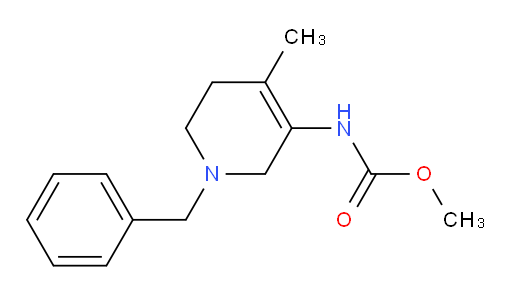 methyl (1-benzyl-4-methyl-1,2,5,6-tetrahydropyridin-3-yl)carbamate