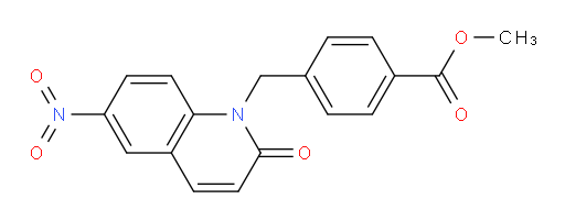 methyl 4-((6-nitro-2-oxoquinolin-1(2H)-yl)methyl)benzoate