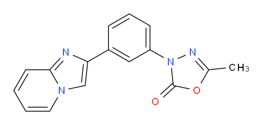 3-(3-(imidazo[1,2-a]pyridin-2-yl)phenyl)-5-methyl-1,3,4-oxadiazol-2(3H)-one