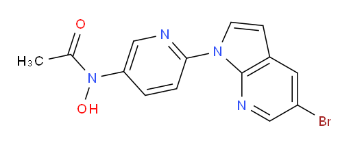 N-(6-(5-bromo-1H-pyrrolo[2,3-b]pyridin-1-yl)pyridin-3-yl)-N-hydroxyacetamide
